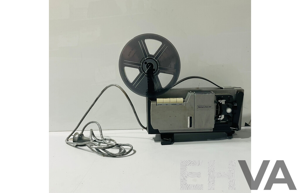 Vintage Magnon 800 Automatic ZRS Fully Automatic Super 8 Movie Projector with Original Box