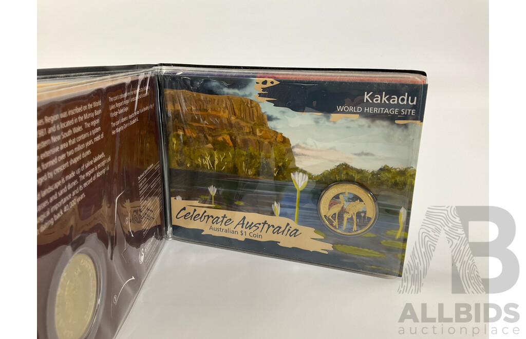 Australian Perth Mint Celebrate Australia One Dollar Collectors Album