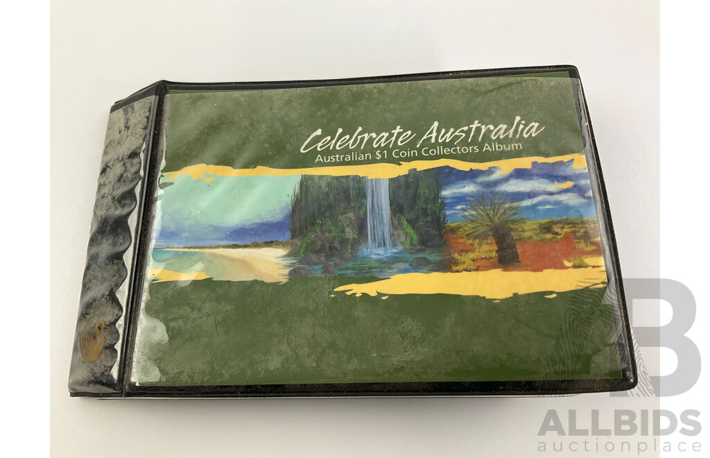 Australian Perth Mint Celebrate Australia One Dollar Collectors Album