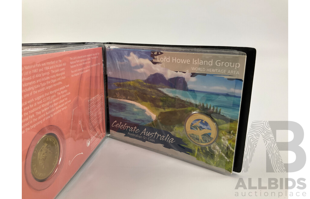 Australian Perth Mint Celebrate Australia One Dollar Collectors Album