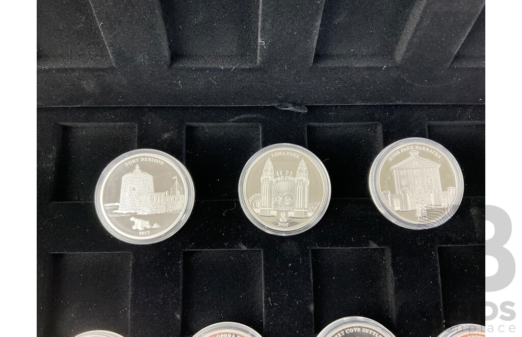 Macquarie Mint 225 Years of Sydney Seven Medallion Set