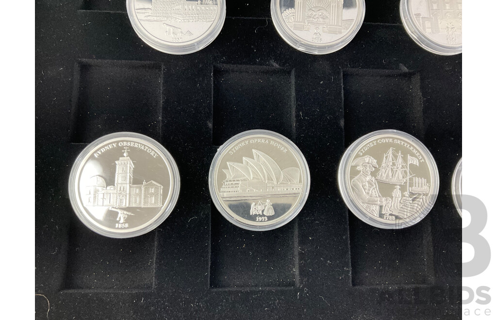 Macquarie Mint 225 Years of Sydney Seven Medallion Set