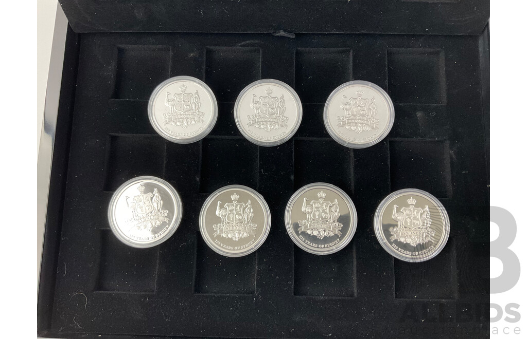 Macquarie Mint 225 Years of Sydney Seven Medallion Set