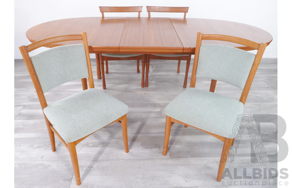 Chiswell Extension Dining Table with Eight Upholstered Dining Chairs