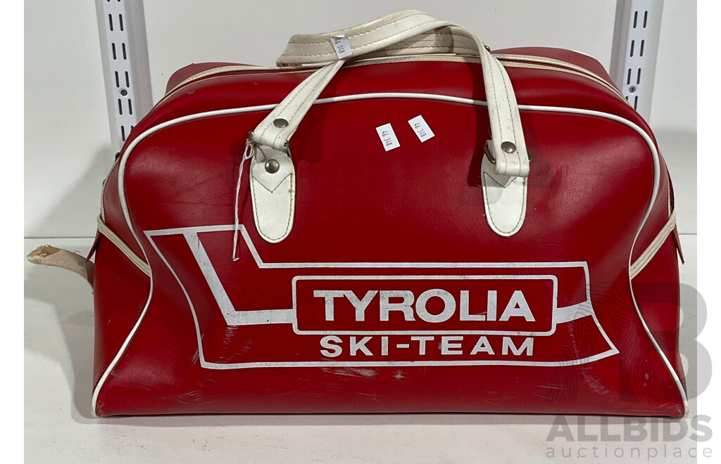 Vintage Vinyl TYROLIA Ski Team Bag