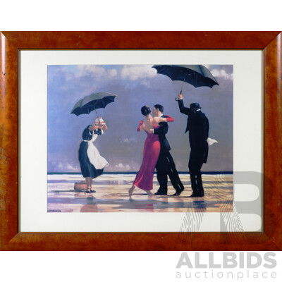 Jack Vettriano OBE, (20th Century, Scottish, 1951-), The Singing Butler, Reproduction Colour Print of Original Oil on Canvas, 72 x 91 cm (frame)