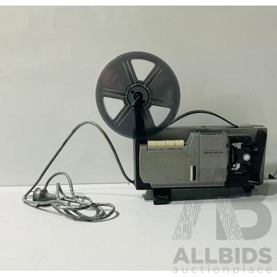 Vintage Magnon 800 Automatic ZRS Fully Automatic Super 8 Movie Projector with Original Box