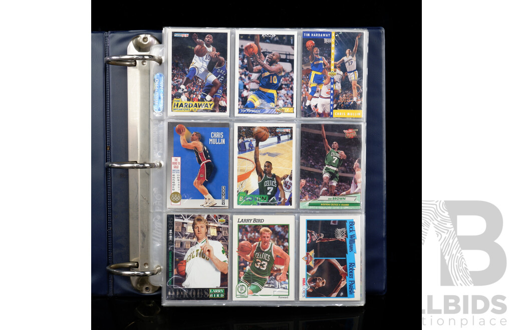 Collection of Approximately 172 Vintage Basketball Cards