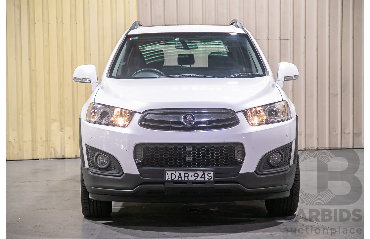 9/2015 Holden Captiva 7 LS Active CG MY15 4d Wagon White 2.4L - 7 Seater