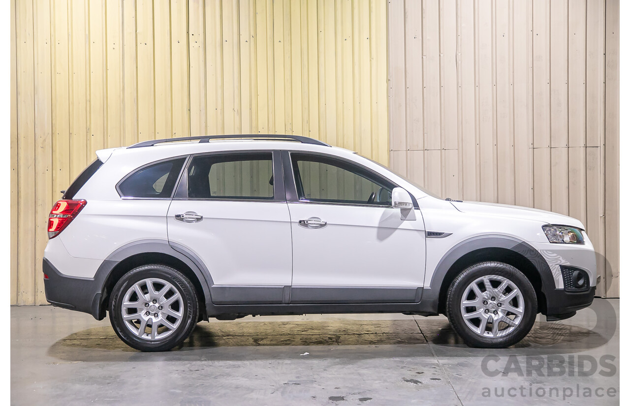 9/2015 Holden Captiva 7 LS Active CG MY15 4d Wagon White 2.4L - 7 Seater