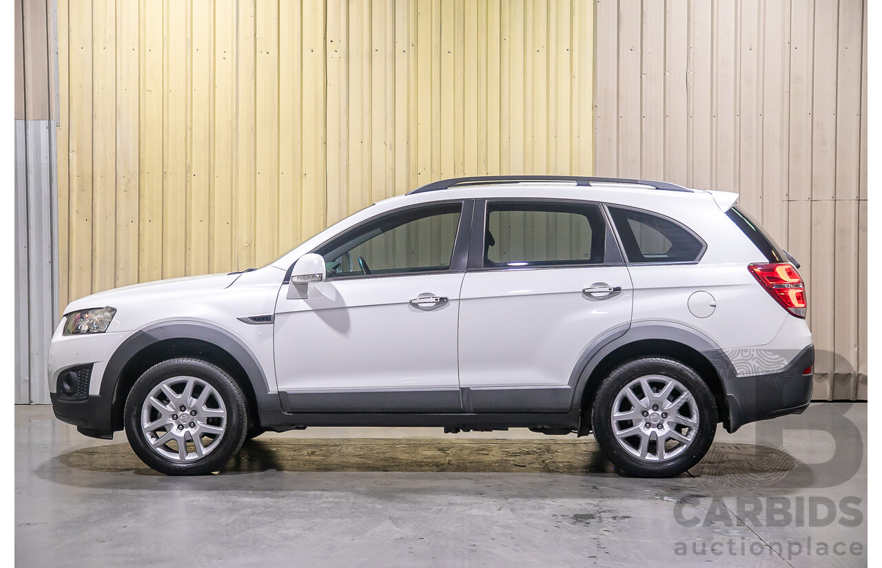 9/2015 Holden Captiva 7 LS Active CG MY15 4d Wagon White 2.4L - 7 Seater