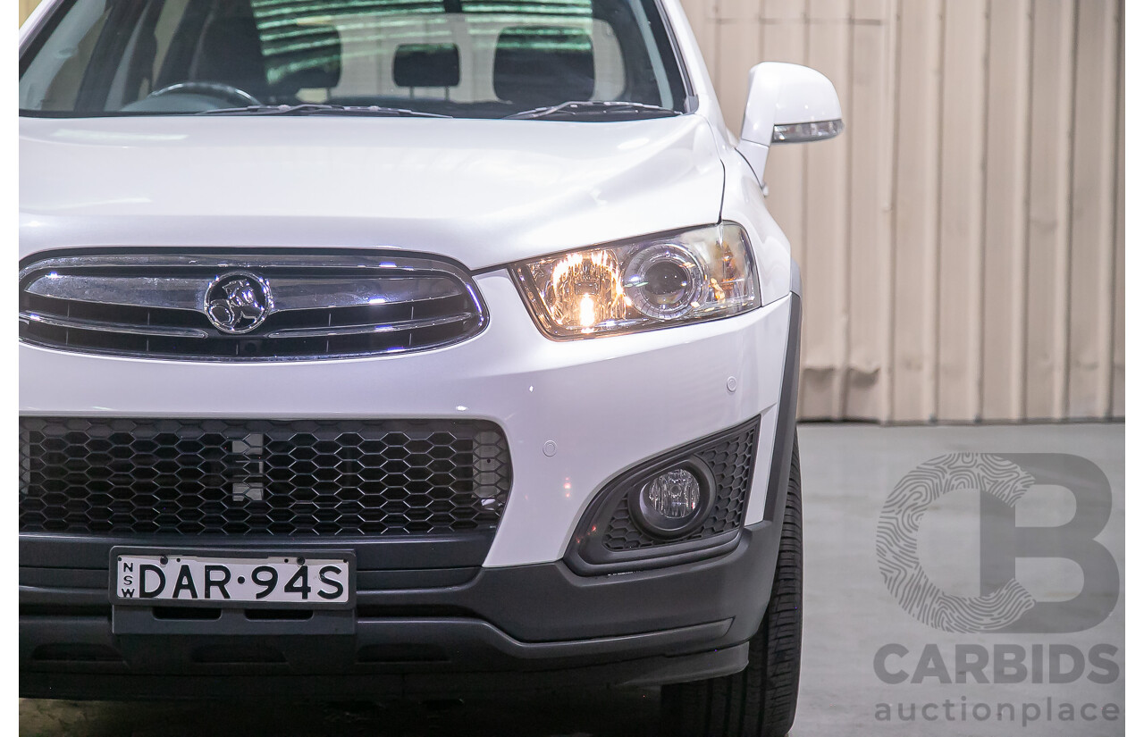 9/2015 Holden Captiva 7 LS Active CG MY15 4d Wagon White 2.4L - 7 Seater