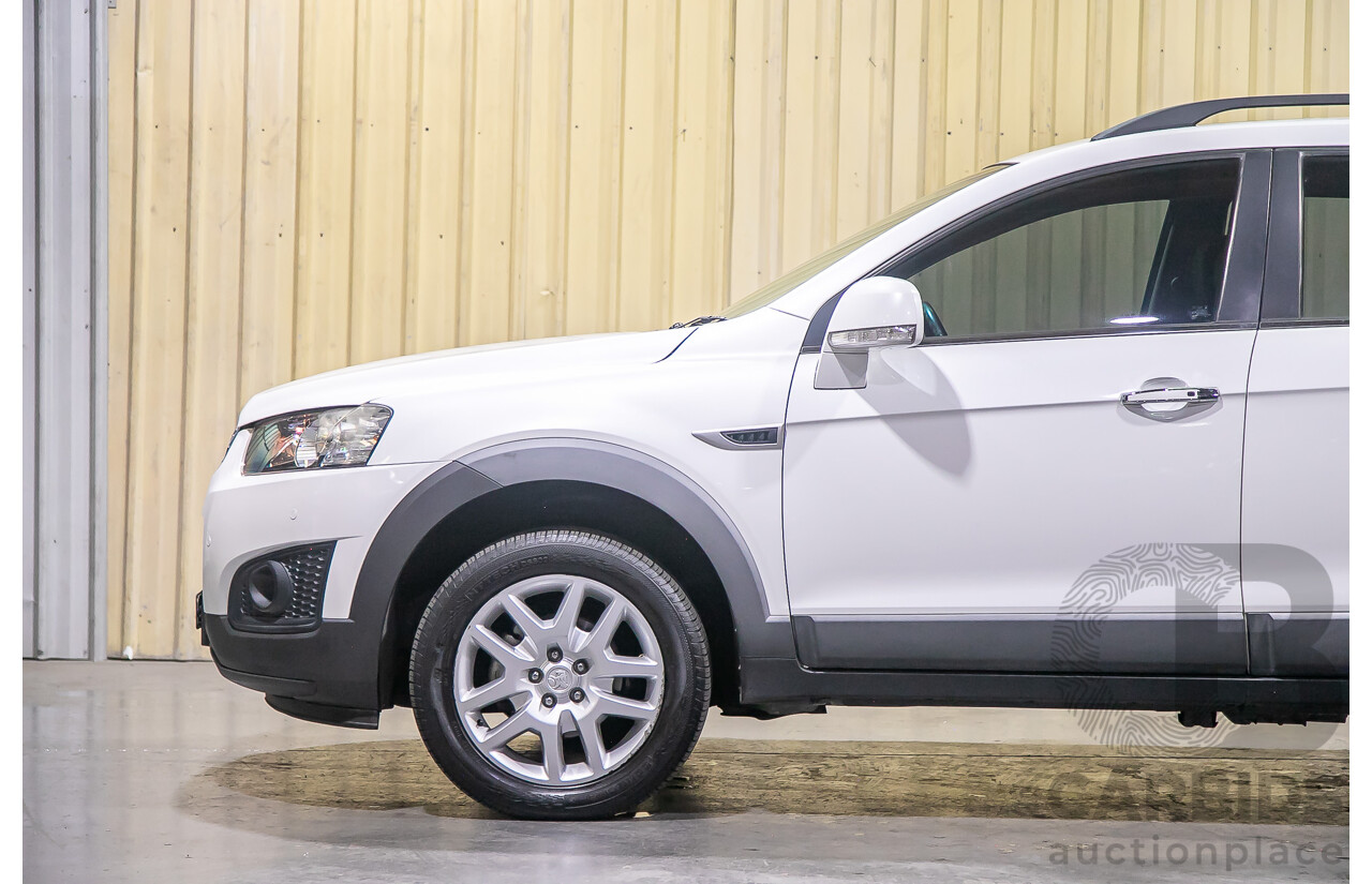 9/2015 Holden Captiva 7 LS Active CG MY15 4d Wagon White 2.4L - 7 Seater