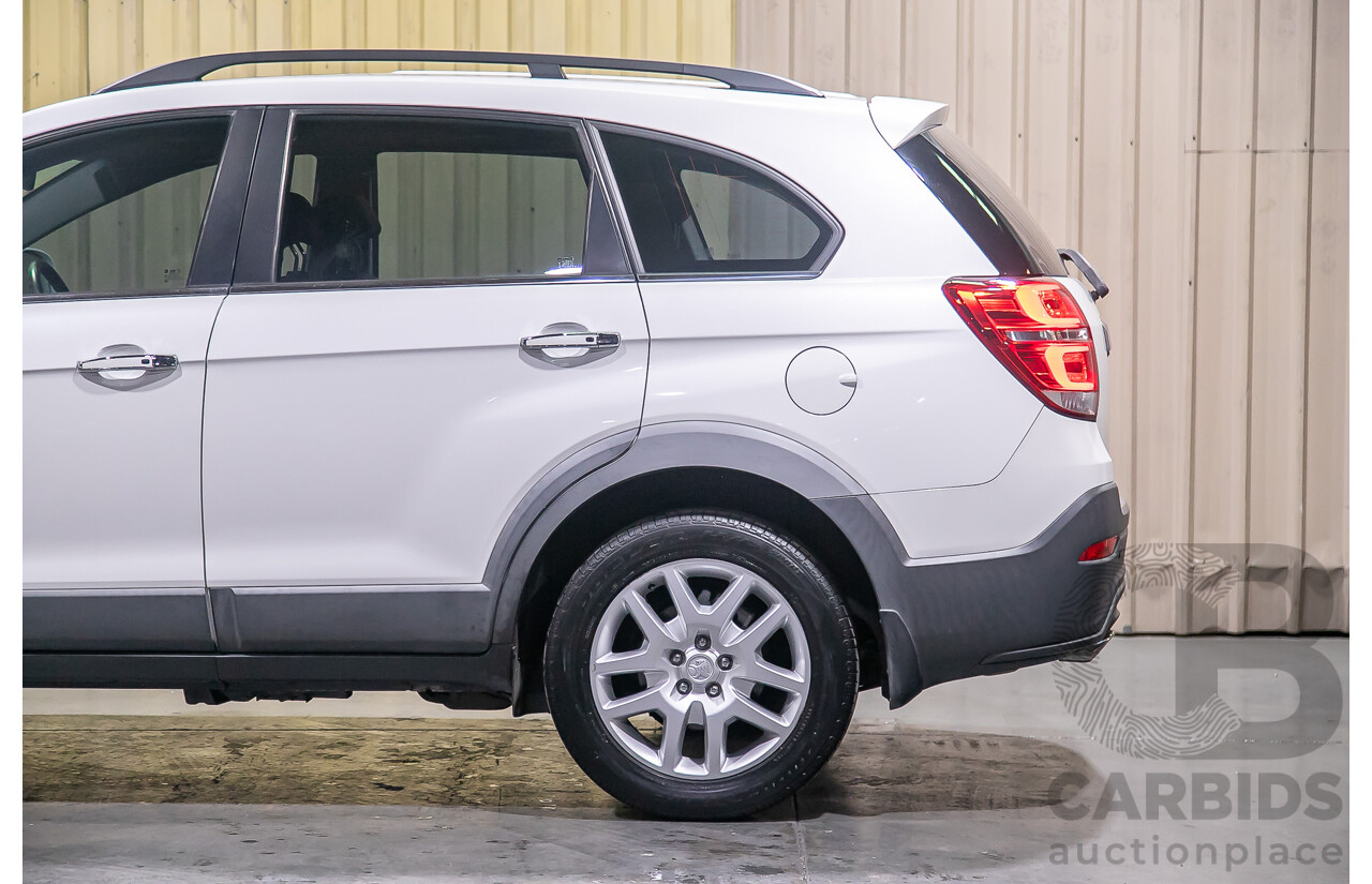 9/2015 Holden Captiva 7 LS Active CG MY15 4d Wagon White 2.4L - 7 Seater