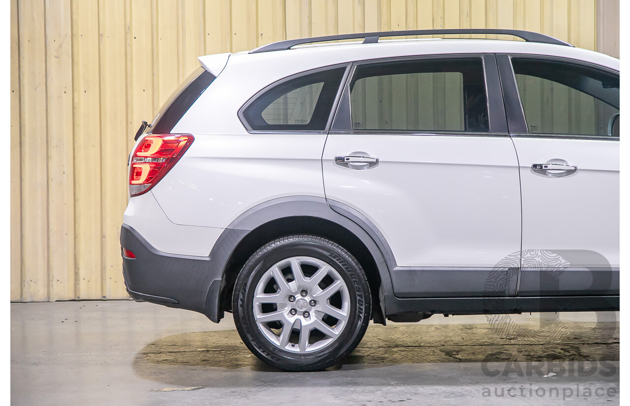 9/2015 Holden Captiva 7 LS Active CG MY15 4d Wagon White 2.4L - 7 Seater