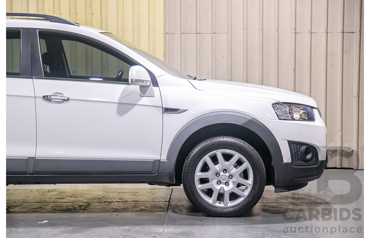 9/2015 Holden Captiva 7 LS Active CG MY15 4d Wagon White 2.4L - 7 Seater