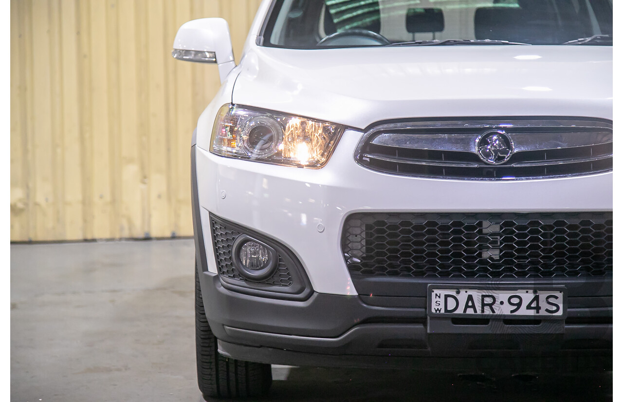 9/2015 Holden Captiva 7 LS Active CG MY15 4d Wagon White 2.4L - 7 Seater