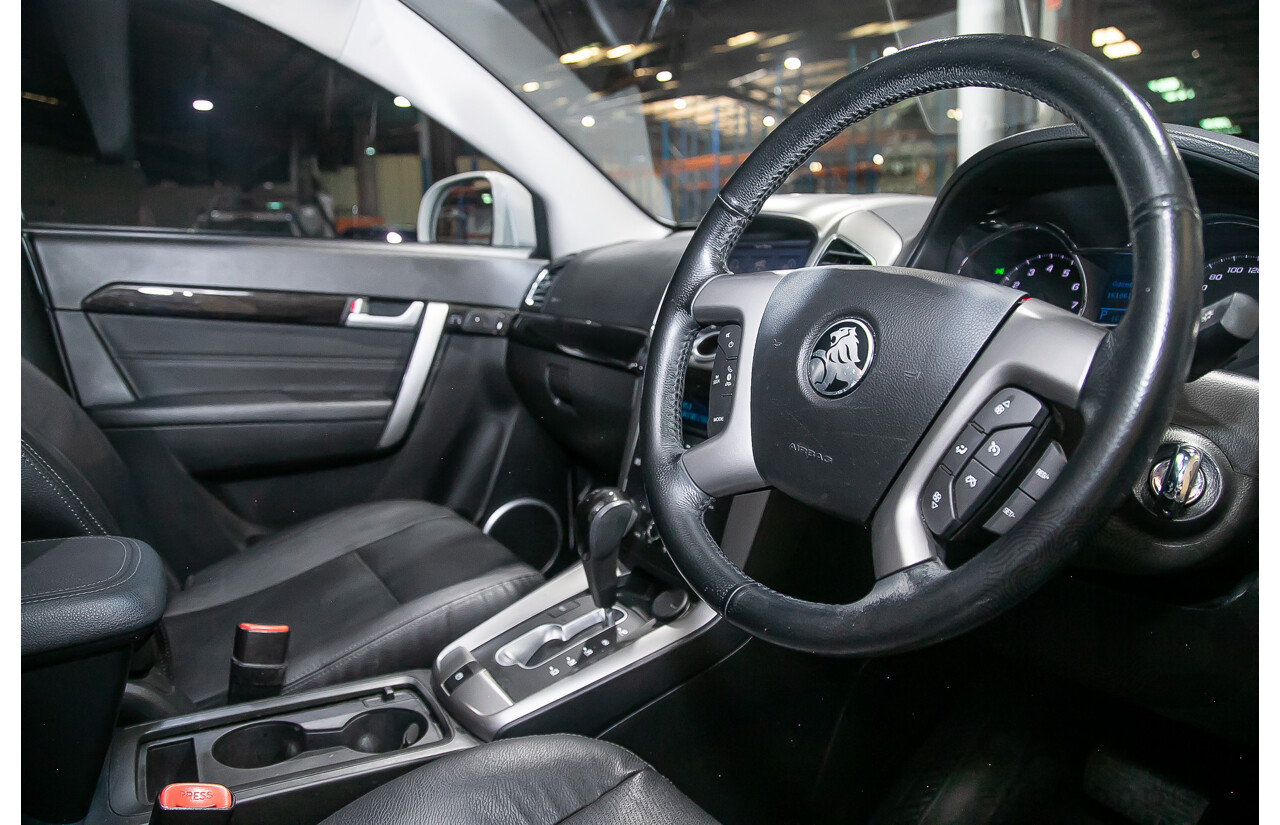 9/2015 Holden Captiva 7 LS Active CG MY15 4d Wagon White 2.4L - 7 Seater