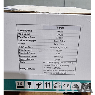 STODDART Sectional Garage Door Opener with a Universal Cover