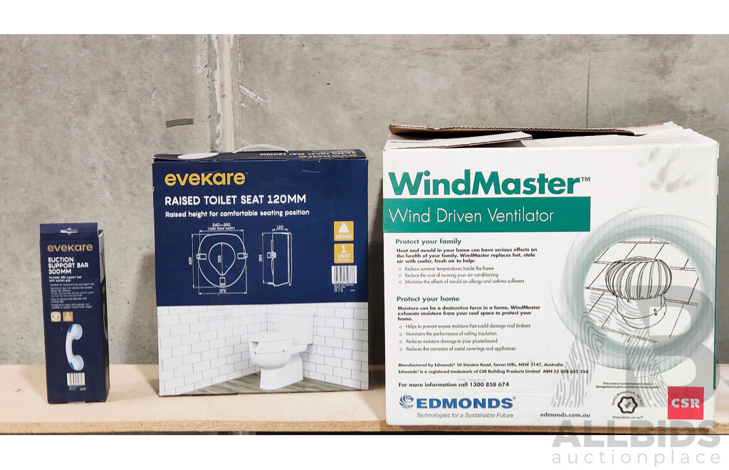 Bathroom Equipment and WindMaster Wind Driver Ventilator