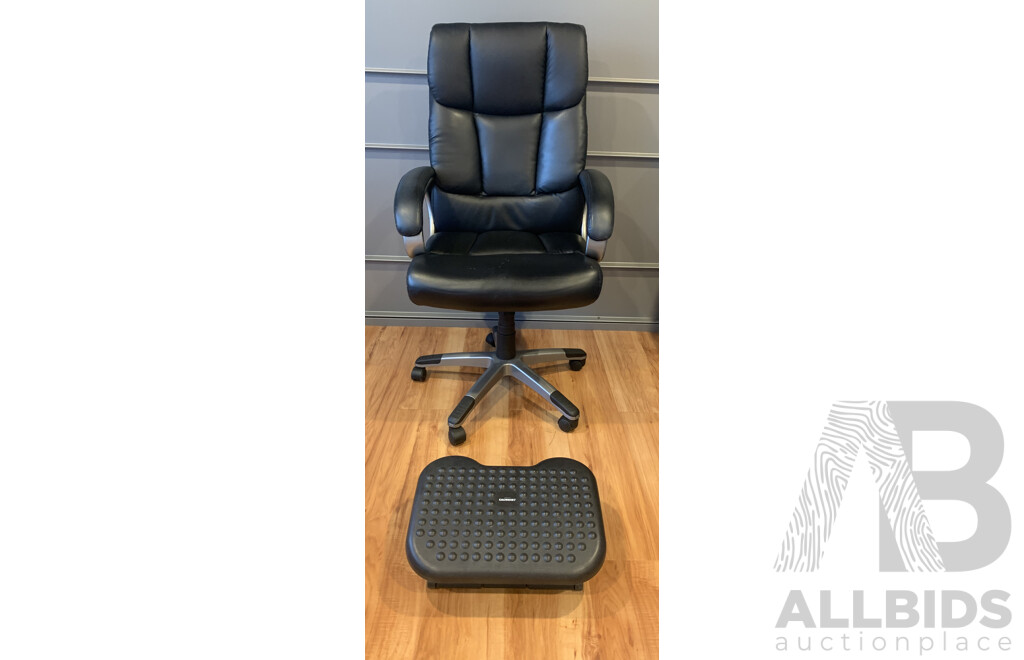 Office Chair with a Footrest