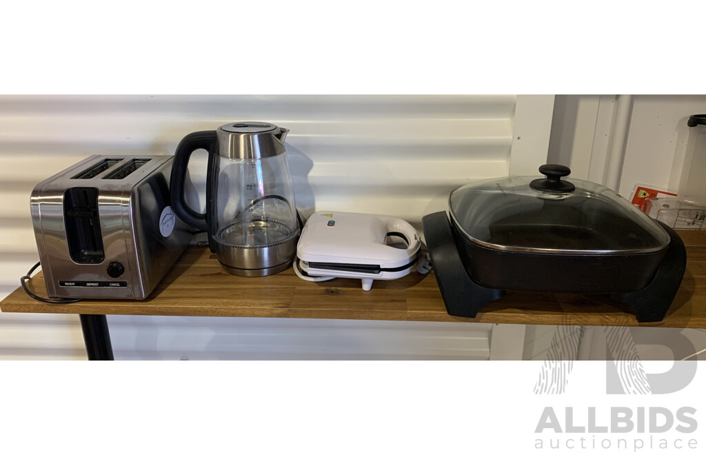 Set of Four Assorted Kitchen Electronics