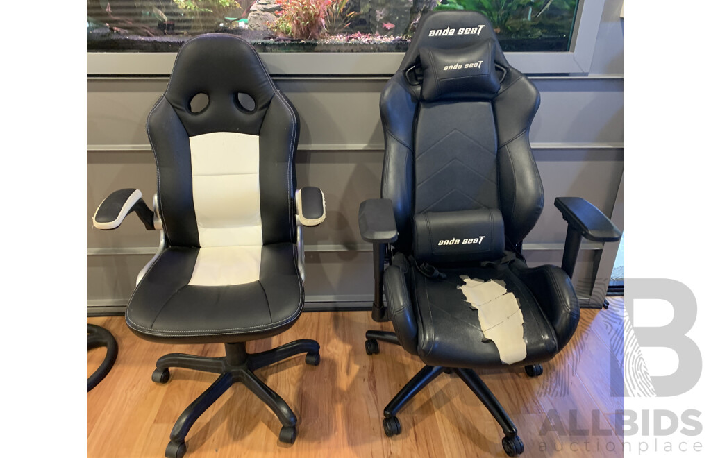 Pair of Used Computer/Gaming Chairs