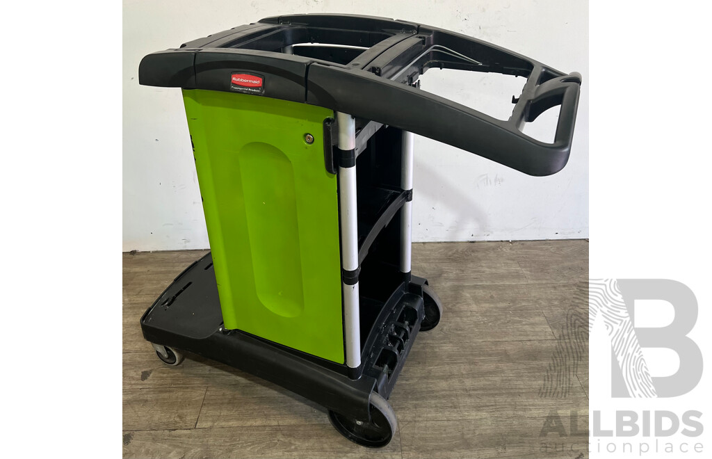 Rubbermaid High Capacity Cleaning Trolley Cart - Estimated ORP $700.00