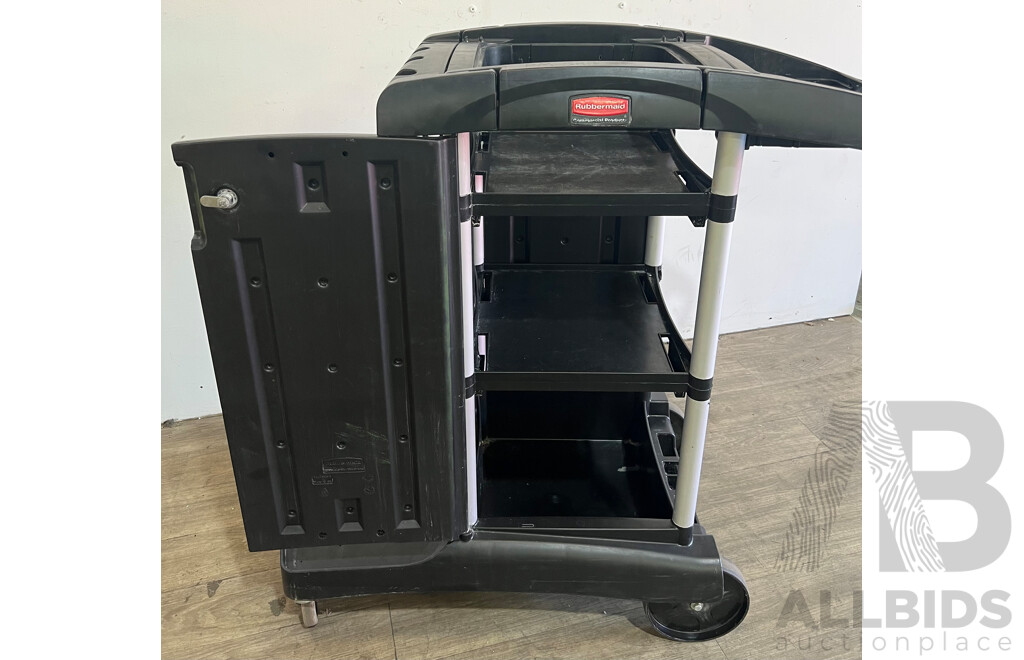 Rubbermaid High Capacity Cleaning Trolley Cart - Estimated ORP $700.00