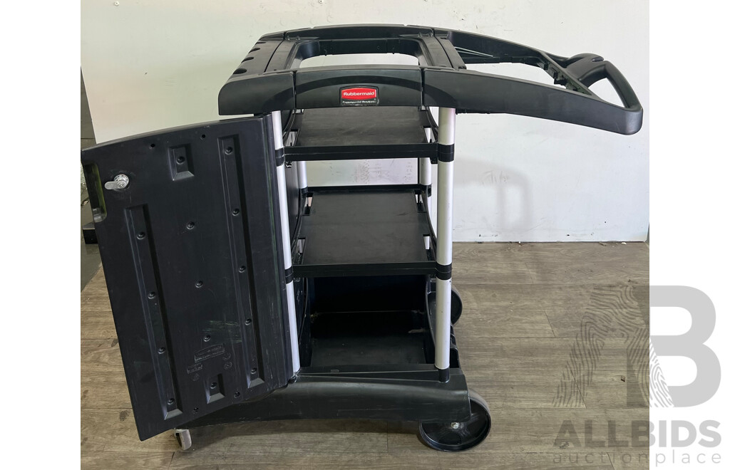 Rubbermaid High Capacity Cleaning Trolley Cart - Estimated ORP $700.00