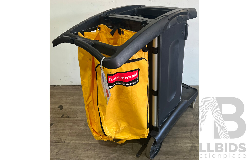 Rubbermaid High Capacity Cleaning Trolley Cart - Estimated ORP $750.00