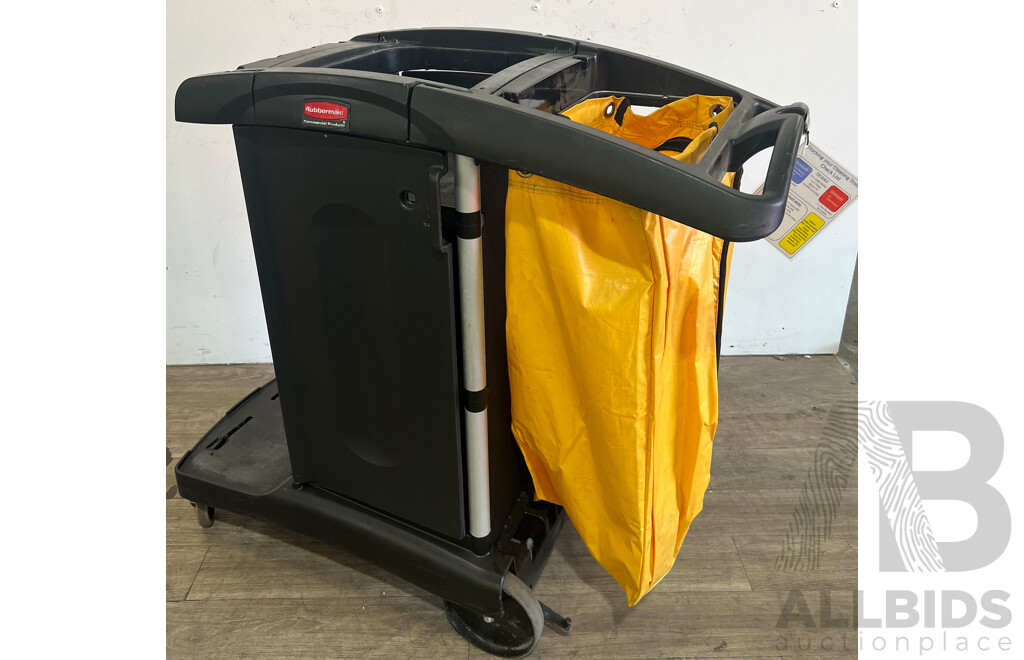 Rubbermaid High Capacity Cleaning Trolley Cart - Estimated ORP $750.00