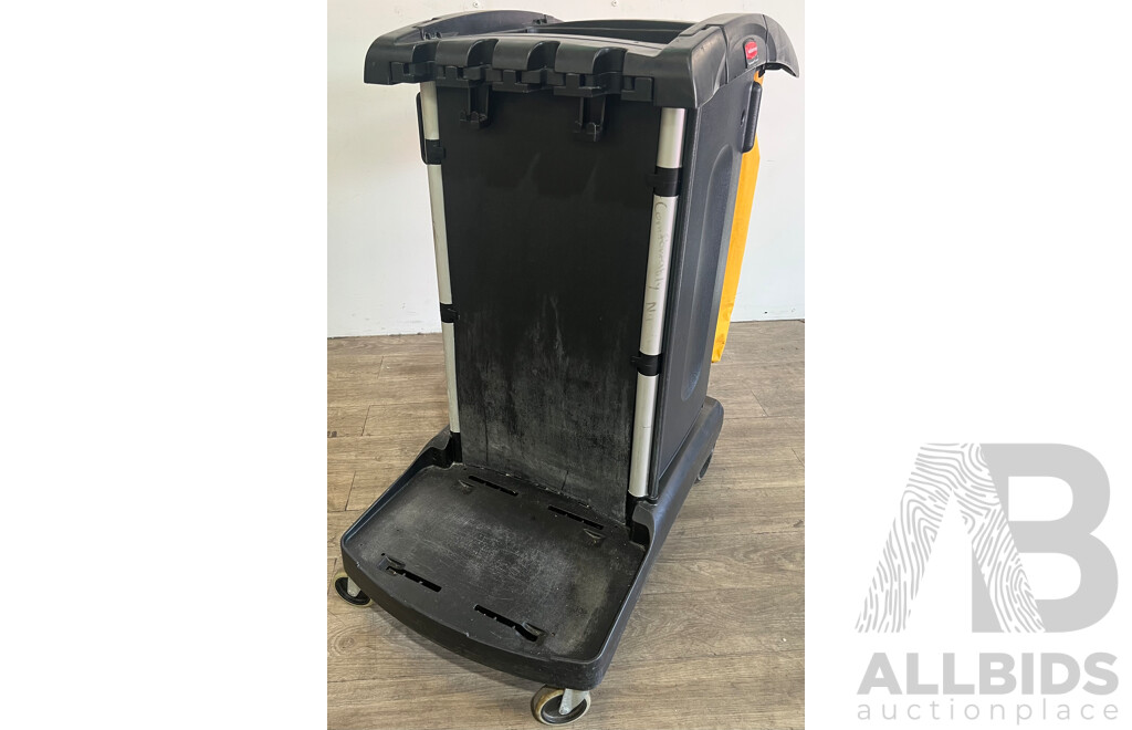 Rubbermaid High Capacity Cleaning Trolley Cart - Estimated ORP $750.00