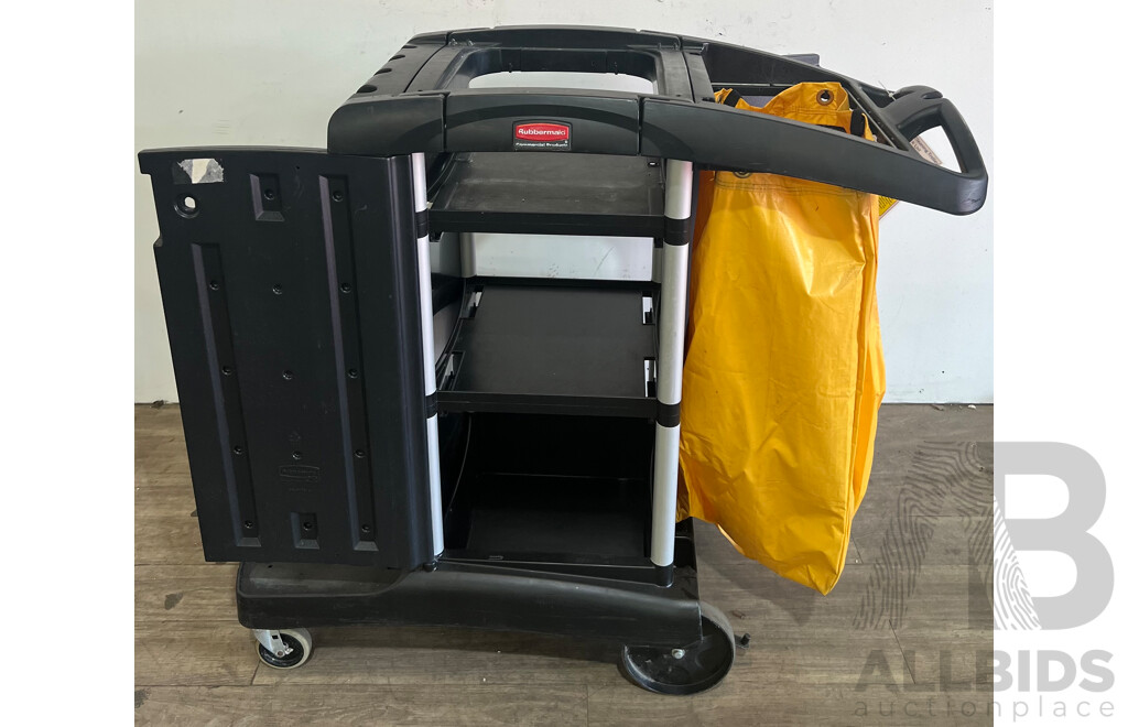 Rubbermaid High Capacity Cleaning Trolley Cart - Estimated ORP $750.00