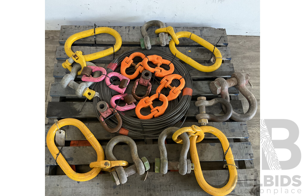 D Shackels and Assorted Lifting Equipment
