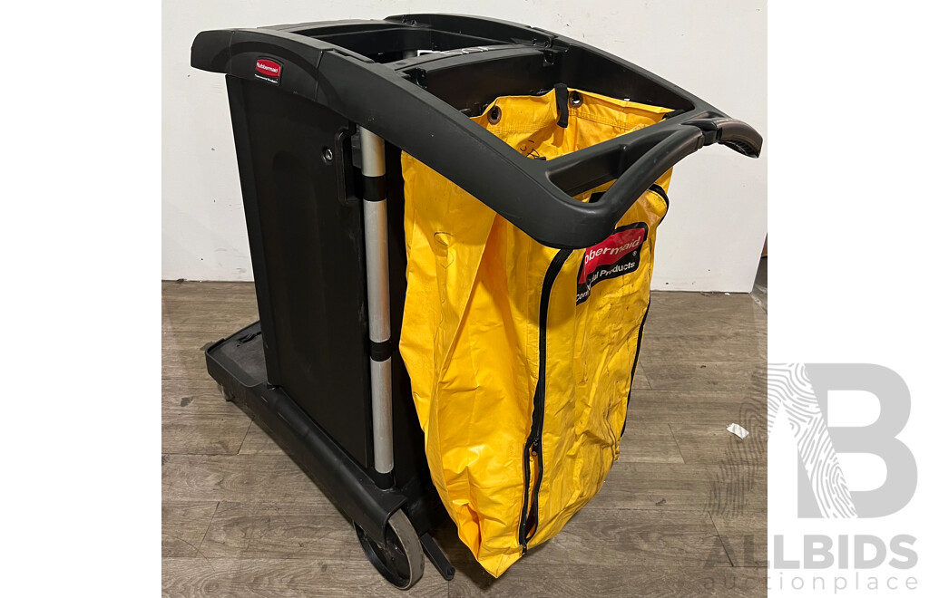 Rubbermaid High Capacity Cleaning Trolley Cart - Estimated ORP $750.00