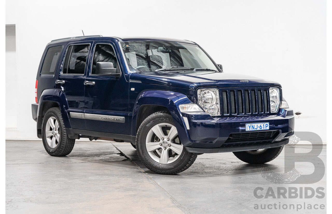 09/2012 Jeep Cherokee Sport KK MY12 4D Wagon Blue V6 3.7L