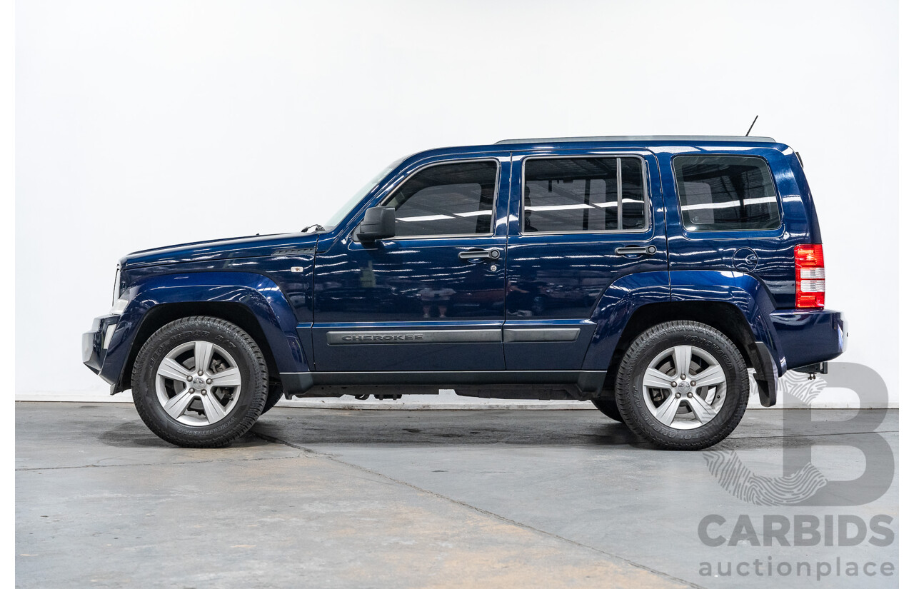 09/2012 Jeep Cherokee Sport KK MY12 4D Wagon Blue V6 3.7L