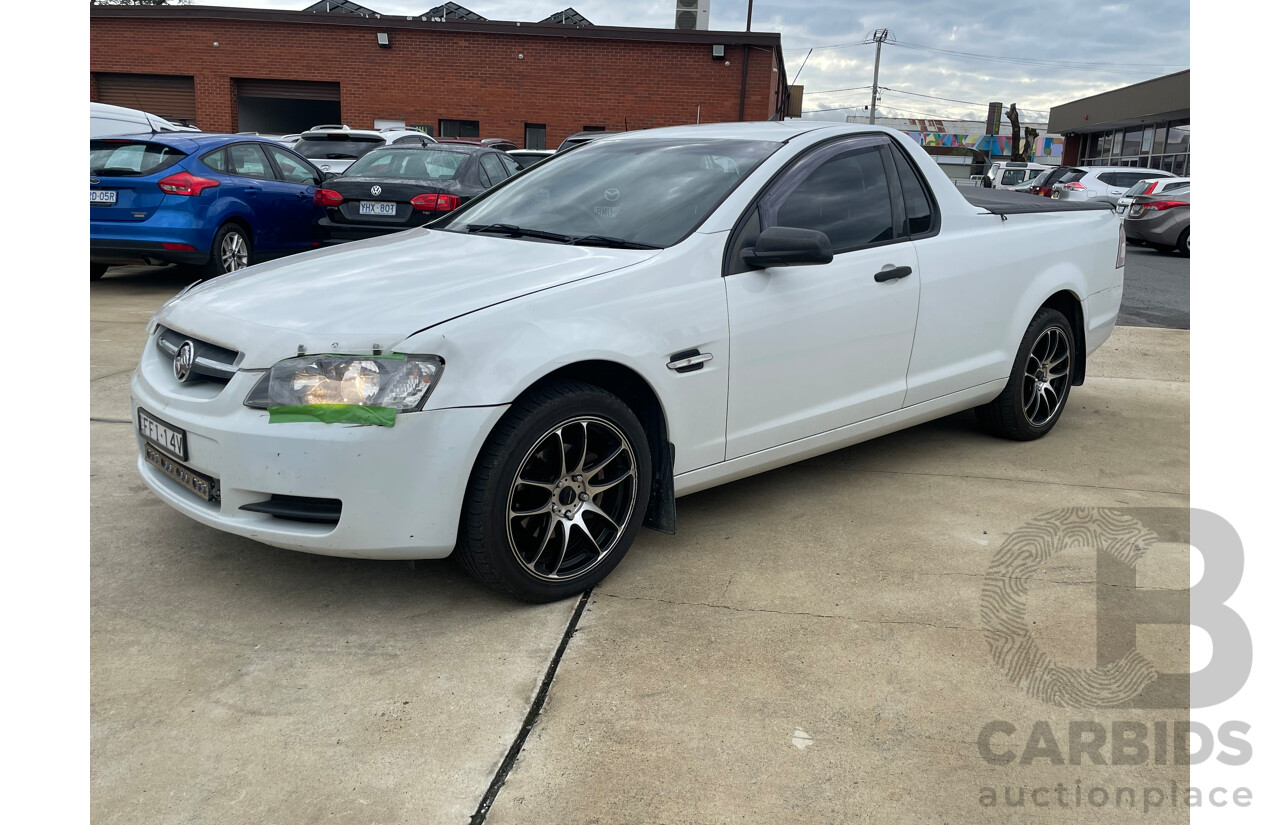 01/10 Holden Commodore OMEGA RWD VE MY10 Utility White 3.6L