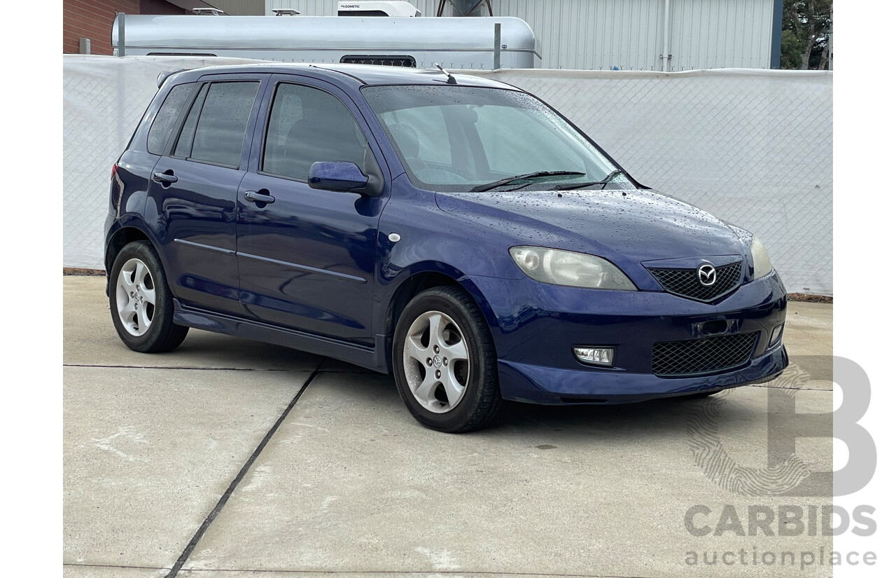 02/05 Mazda Mazda2 GENKI FWD DY 5D Hatchback Blue 1.5L