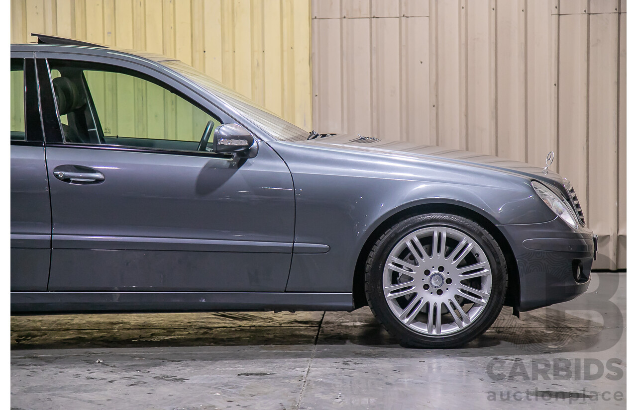 2/2008 Mercedes Benz E280 Elegance 211 MY07 Upgrade 4d Wagon Flint Gray V6 3.0L