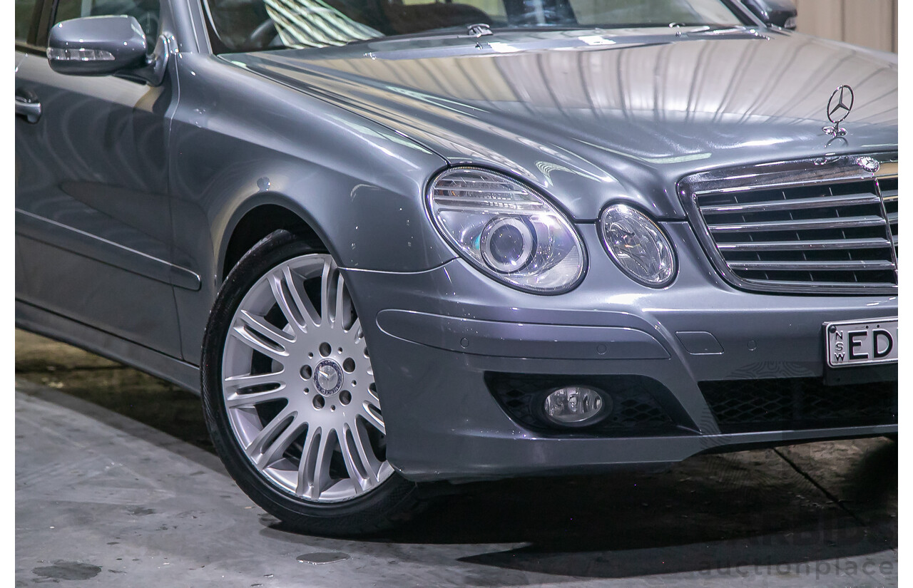 2/2008 Mercedes Benz E280 Elegance 211 MY07 Upgrade 4d Wagon Flint Gray V6 3.0L