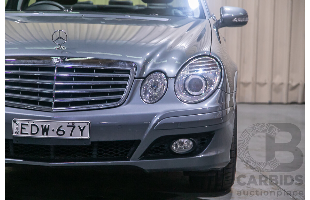 2/2008 Mercedes Benz E280 Elegance 211 MY07 Upgrade 4d Wagon Flint Gray V6 3.0L