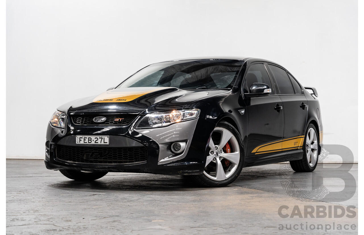 05/2008 Ford FPV GT FG Boss 315 4D Sedan Black V8 5.4L