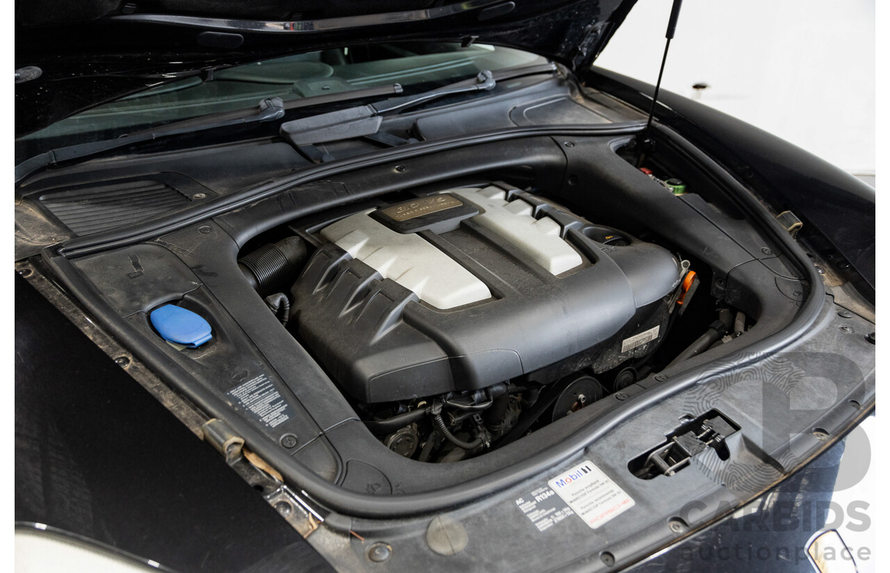 12/2009 Porsche Cayenne (AWD) MY09 4D Wagon Black Turbo Diesel V6 3.0L
