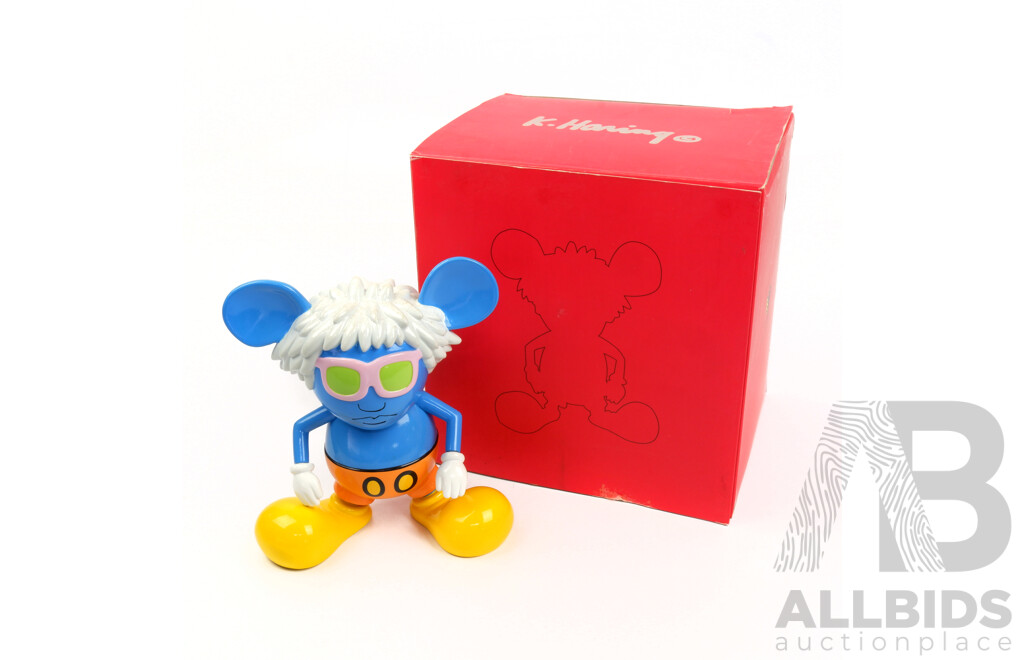 Estate of Keith Haring x Jakuan 120, Andy Mouse Vinyl Figure 360 Toy Group 2005