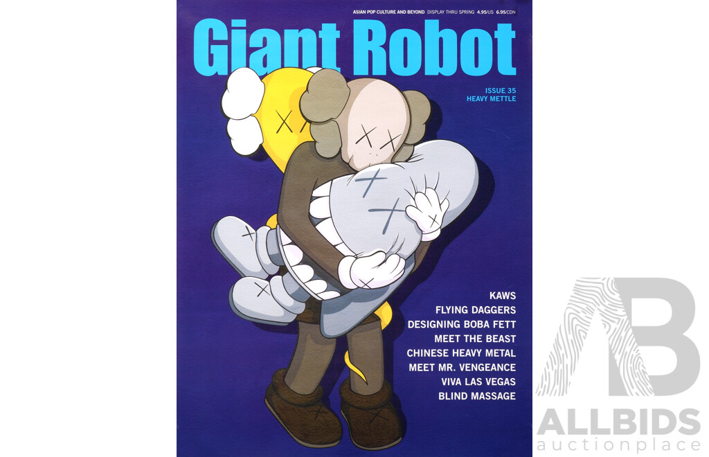 Giant Robot Poster, Issue 35, Including Kaws & Flying Daggers
