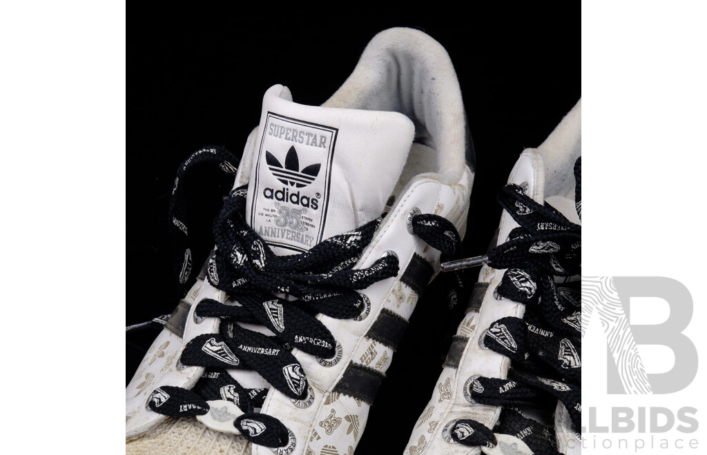 Adidas Superstar 2 City 35th Anniversary Shoes, Etched White