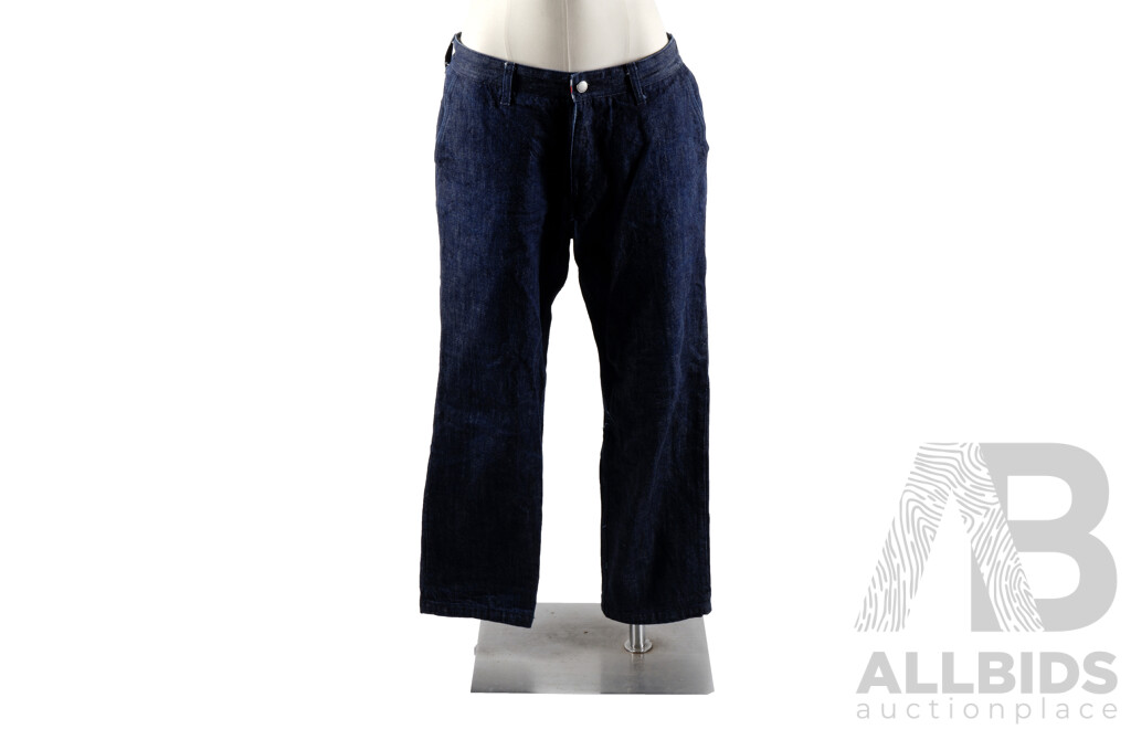 OriginalFake X KAWS Indigo Denim X Jeans, Autumn Winter 2010 Release, Made in Japan