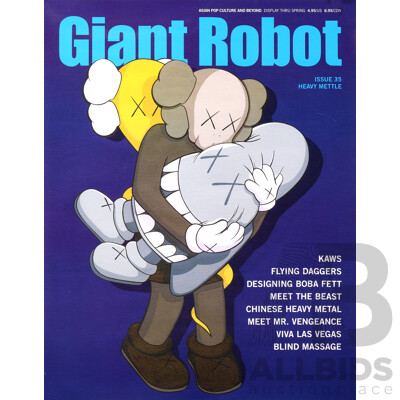Giant Robot Poster, Issue 35, Including Kaws & Flying Daggers